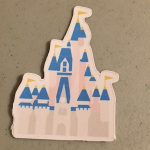 Exclusive Disney world castle sticker